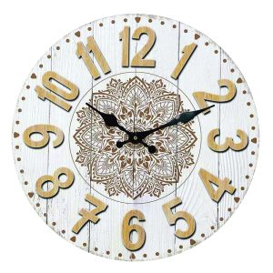 Ρολόι Τοίχου  MDF Φ34×3.8cm