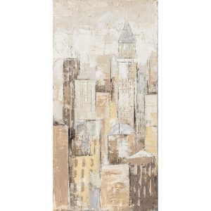 Πίνακας  “Πόλη” Καμβάς 60x120cm