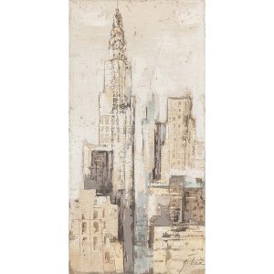 Πίνακας  “Πόλη” Καμβάς 60x120cm
