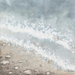 Πίνακας  “Παραλία” Καμβάς 90x90cm