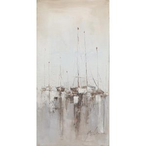 Πίνακας  “Ιστιοφόρα” Καμβάς 60x120cm