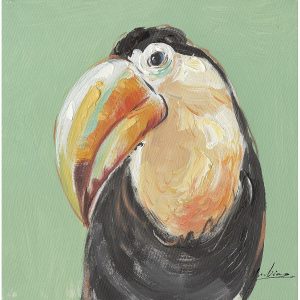 Πίνακας  “Ζωϊκό Βασίλειο” Καμβάς 30x30cm