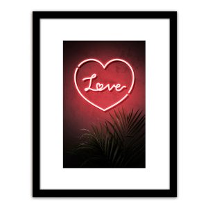 Πίνακας Σε Κορνίζα  Πλαστικό ‘Love’ 35x45x1.8cm