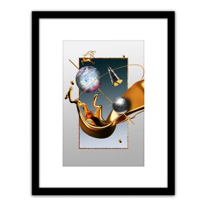 Πίνακας Σε Κορνίζα  Πλαστικό ‘Abstract’ 35x45x1.8cm