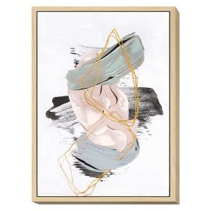 Πίνακας Σε Κορνίζα  “Abstract” Καμβάς 50x70x4cm