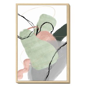 Πίνακας Σε Κορνίζα  “Abstract” Καμβάς 60x90x4cm