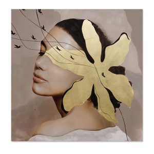 Πίνακας  “Γυναικεία Φιγούρα” Καμβάς 80x80x3cm