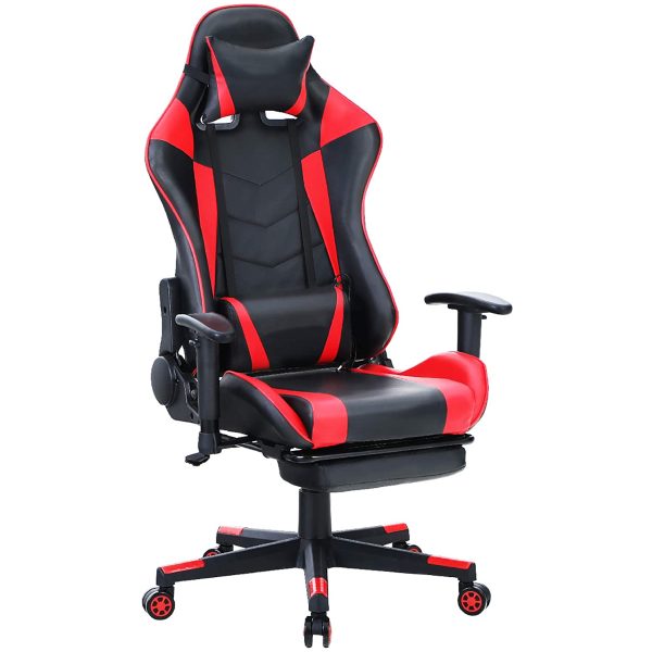 Καρέκλα Γραφείου  Gaming SLIGO Κόκκινο/Μαύρο PVC 70x55x122-131cm