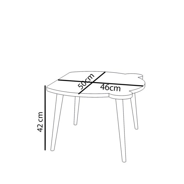 Τραπεζάκι Παιδικό  AMAHLE Με Κάθισμα Ροζ MDF/Ξύλο 46x50x42cm - Image 4