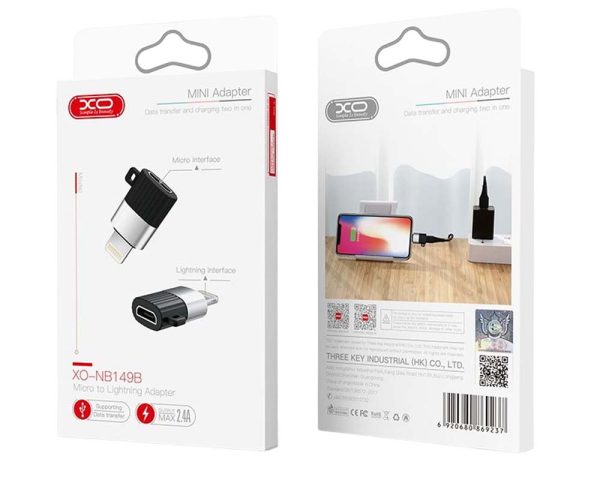 XO NB149-B Αντάπτορας Micro σε Lightning - Image 2