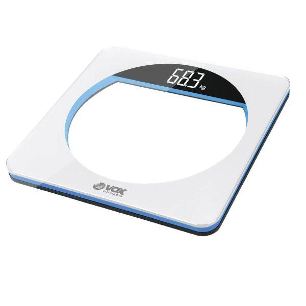 Ζυγαριά Σώματος Ψηφιακή 100g/180kg Λευκό/Διάφανο VOX PW 304 by