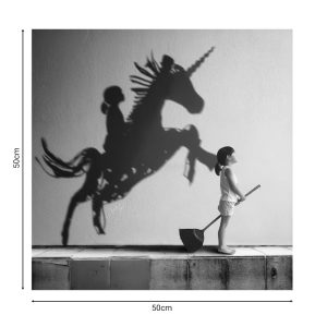 Πίνακας σε καμβά Horseon  ψηφιακής εκτύπωσης 50×1.8×50εκ