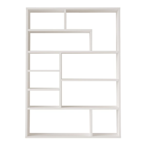Βιβλιοθήκη Decora  σε λευκη απόχρωση 90x22x123.6εκ - Image 2