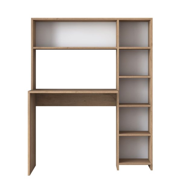 Γραφείο με βιβλιοθήκη Janson  sonoma 113x40x142εκ - Image 3