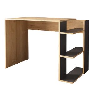 Γραφείο εργασίας Toska  σε oak- ανθρακί απόχρωση 114x56x76εκ
