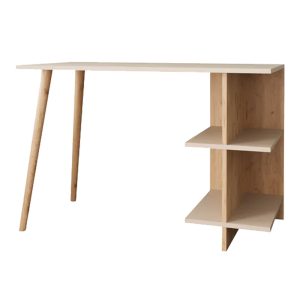 Γραφείο εργασίας Volet  σε oak- sandstone απόχρωση 114x56x76εκ
