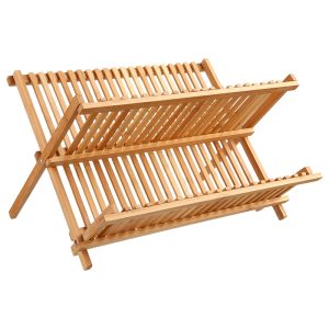 Πιατοθήκη Labon  bamboo φυσικό 42.5×33.5×25.5εκ