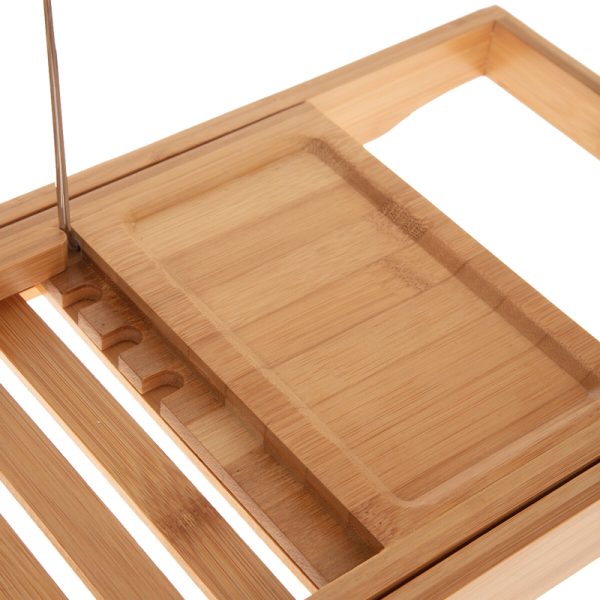 Πλατό μπανιέρας Platon  φυσικό bamboo 70x15x4,5εκ - Image 4