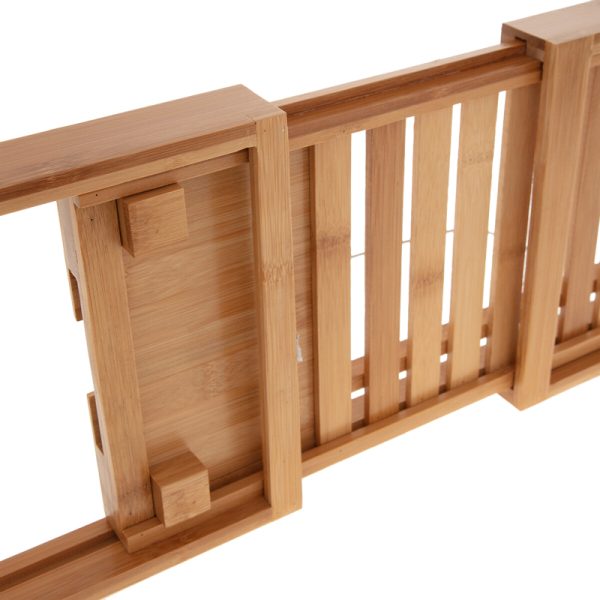 Πλατό μπανιέρας Platon  φυσικό bamboo 70x15x4,5εκ - Image 5