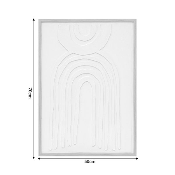 Πίνακας σε καμβά Bobby  mdf 50x2.6x70εκ - Image 3