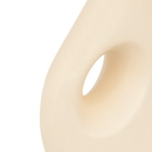 Βάζο Theremy  κεραμικό σε μπεζ απόχρωση 19.2x8x30εκ