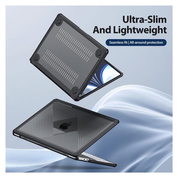 Θήκη TPU Flip Shock Proof Dux Ducis LCGH Apple MacBook Air 13.6" (2022/2024) Μαύρο - Image 4