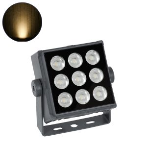 FLOOD-TINY 90368 Προβολέας Σποτ Wall Washer LED 27W 2430lm 3° DC 24V Αδιάβροχο IP65 Θερμό Λευκό 2700K Dimmable – Γκρι Ανθρακί – Μ13.8 x Π16.4 x Υ7cm – 3 Χρόνια Εγγύηση
