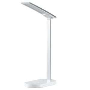 76531 Επιτραπέζιο Φωτιστικό Πορτατίφ LED 5W 500lm 180° DC 5V IP20 CCT Θερμό Λευκό 2700K – Φυσικό Λευκό 4500K – Ψυχρό Λευκό 6000K Dimmable Λευκό Αλουμίνιο – Μ25 x Π10.5 x Υ35.5cm – 2 Xρόνια Εγγύηση