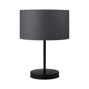Επιτραπέζιο φωτιστικό PWL-1077  Ε27 ανθρακί antique-μαύρο Φ24×35εκ
