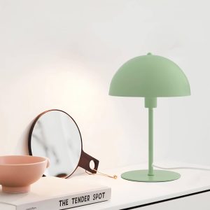 Επιτραπέζιο φωτιστικό Desker  Ε27 μεταλλικό-μέντα Φ25×39εκ