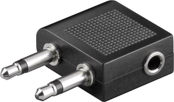 Διπλό Φίς 3.5mm Μono Αρσ. σε Stereo Θηλ. 61004