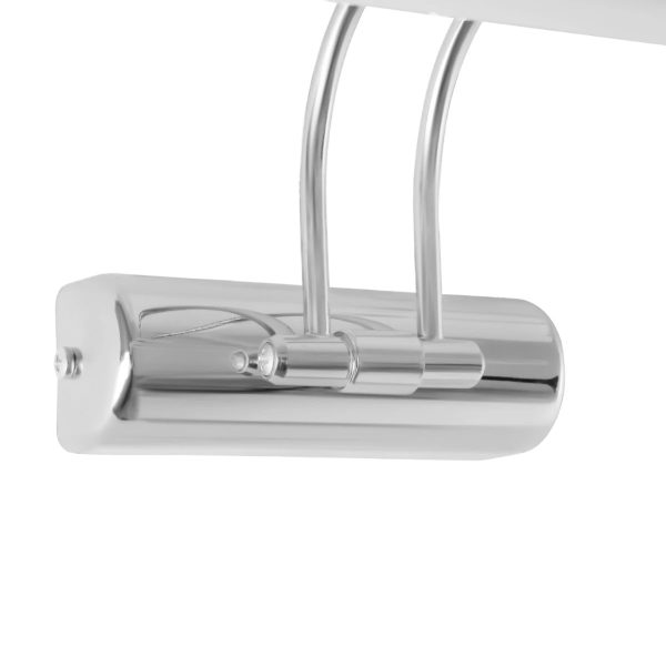 REFINE 203-0187 Φωτιστικό Τοίχου - Απλίκα LED 7W 640lm 120° AC 220-240V IP44 Θερμό Λευκό Χρώμιο - Μ35 x Π25 x Υ9cm - 2 Xρόνια Εγγύηση - Image 5