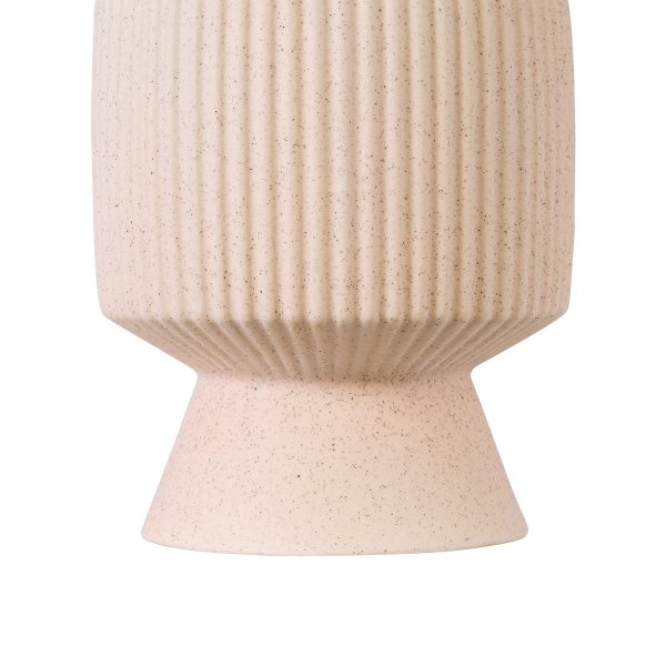 Artificial Garden CAPRI 20468 Πήλινο Κεραμικό Κασπώ Γλάστρα - Flower Pot Απαλό Μπεζ Φ7.5cm x Υ20cm - Image 5