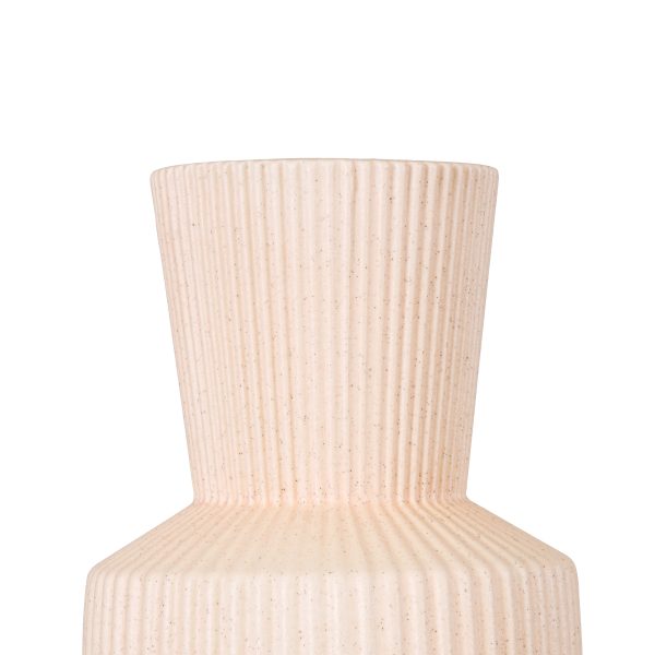 Artificial Garden CAPRI 20470 Πήλινο Κεραμικό Κασπώ Γλάστρα - Flower Pot Απαλό Μπεζ Φ9.5cm x Υ25cm - Image 4