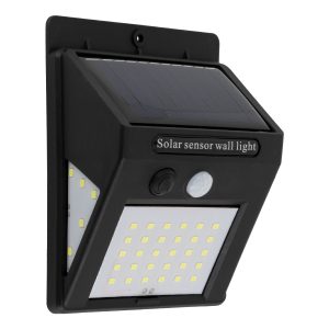 71501 Αυτόνομο Ηλιακό Φωτιστικό LED SMD 8W 800lm με Ενσωματωμένη Μπαταρία 1200mAh – Φωτοβολταϊκό Πάνελ με Αισθητήρα Ημέρας-Νύχτας και PIR Αισθητήρα Κίνησης Αδιάβροχο IP65 Ψυχρό Λευκό 6000K