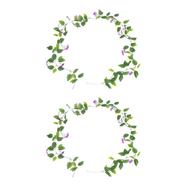 Artificial Garden MORNING GLORY GARLAND 21152 Τεχνητή Διακοσμητική Γυρλάντα Ορτανσίας Φ20 x Υ230cm Σετ 2 τεμαχίων - Image 3