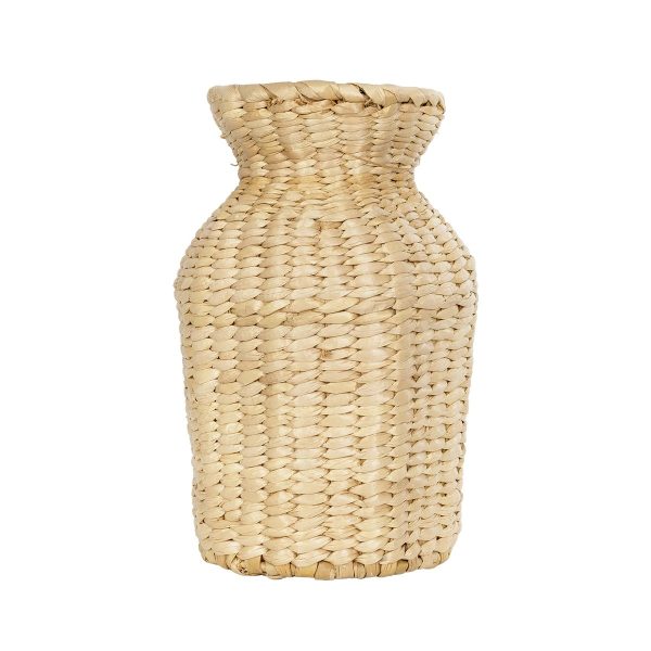 Artificial Garden HAVANA 21222 Διακοσμητικό Πλεκτό Καλάθι - Κασπώ Γλάστρα - Flower Pot Μπεζ Μ16 x Π16 x Υ25cm - Image 3