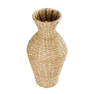 Artificial Garden HAVANA 21223 Διακοσμητικό Πλεκτό Καλάθι Κασπώ Γλάστρα Μπεζ Π22 x M22 x Υ42cm