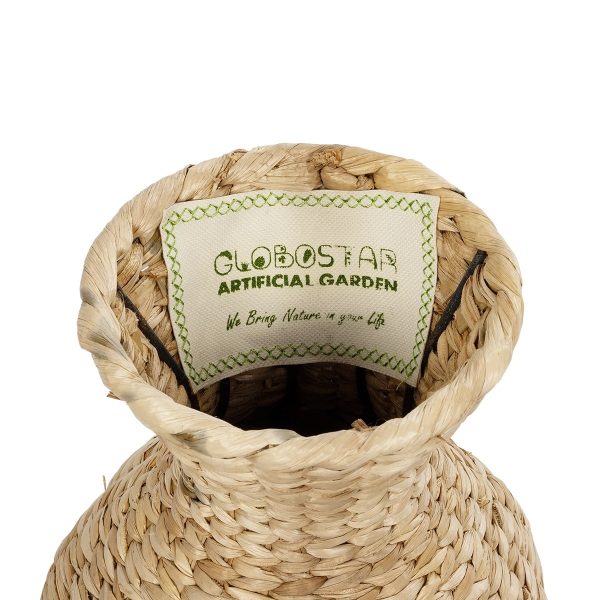 Artificial Garden HAVANA 21223 Διακοσμητικό Πλεκτό Καλάθι Κασπώ Γλάστρα Μπεζ Π22 x M22 x Υ42cm - Image 5
