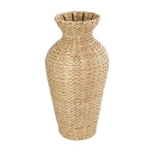 Artificial Garden HAVANA 21229 Διακοσμητικό Πλεκτό Καλάθι – Κασπώ Γλάστρα – Flower Pot Μπεζ Π29 x M29 x Υ57cm