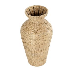 Artificial Garden HAVANA 21229 Διακοσμητικό Πλεκτό Καλάθι – Κασπώ Γλάστρα – Flower Pot Μπεζ Π29 x M29 x Υ57cm
