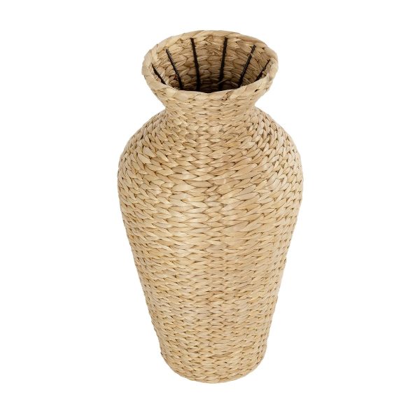 Artificial Garden HAVANA 21229 Διακοσμητικό Πλεκτό Καλάθι - Κασπώ Γλάστρα - Flower Pot Μπεζ Π29 x M29 x Υ57cm - Image 2