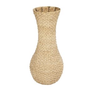 Artificial Garden SANDIAGO 21233 Διακοσμητικό Πλεκτό Καλάθι – Κασπώ Γλάστρα – Flower Pot Μπεζ Π30 x M30 x Υ60cm