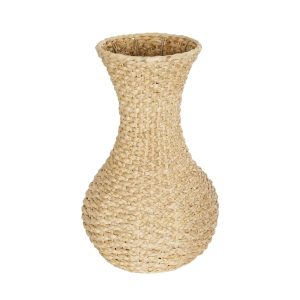 Artificial Garden SANDIAGO 21234 Διακοσμητικό Πλεκτό Καλάθι – Κασπώ Γλάστρα – Flower Pot Μπεζ Π25 x M25 x x Υ40cm