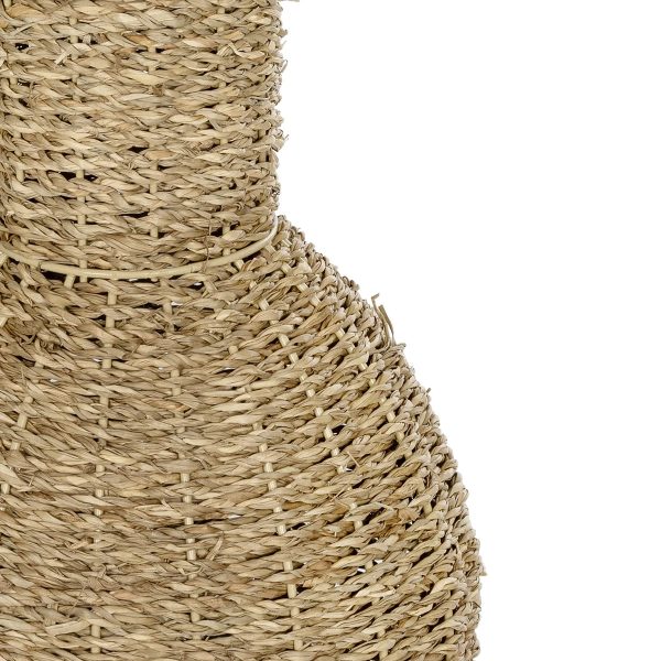 Artificial Garden MAUI 21242 Διακοσμητικό Πλεκτό Καλάθι - Κασπώ Γλάστρα - Flower Pot Μπεζ Π22 x M22 x Υ40cm - Image 4