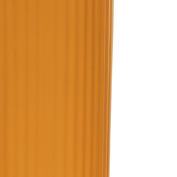Artificial Garden CANGUU 21255 Διακοσμητικό Κεραμικό Βάζo Πορτοκαλί Π11 x Μ11 x Υ26 cm - Image 5