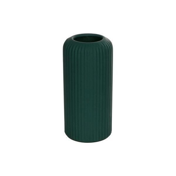 Artificial Garden KUTA 21256 Διακοσμητικό Κεραμικό Βάζo Πράσινο Π10 x Μ10 x Υ20 cm