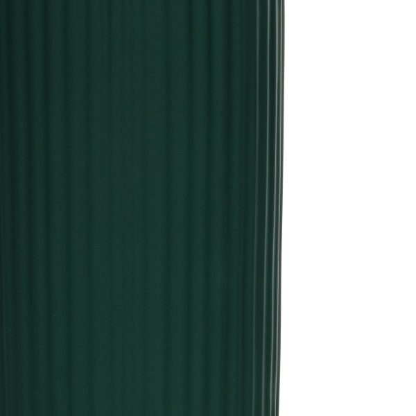 Artificial Garden KUTA 21256 Διακοσμητικό Κεραμικό Βάζo Πράσινο Π10 x Μ10 x Υ20 cm - Image 5