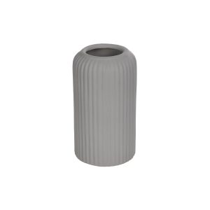 Artificial Garden LOVINA 21257 Διακοσμητικό Κεραμικό Βάζo Γκρι Π9 x Μ9 x Υ16 cm