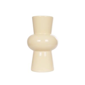 Artificial Garden DESERT 21258 Διακοσμητικό Κεραμικό Βάζo Μπεζ Π14 x Μ14 x Υ25 cm